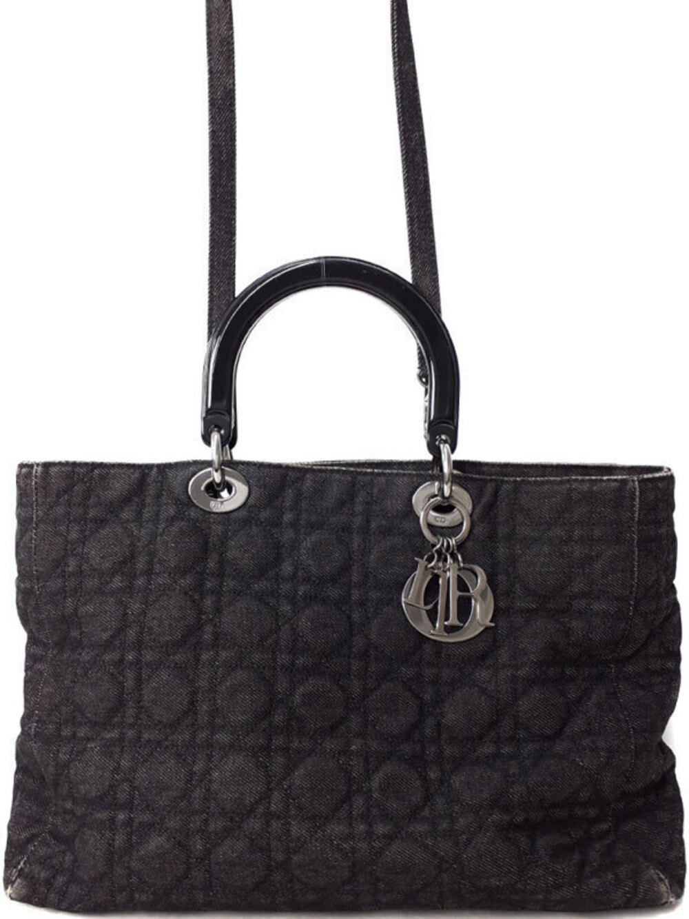 Christian Dior Cannage Quilted Tote Bag